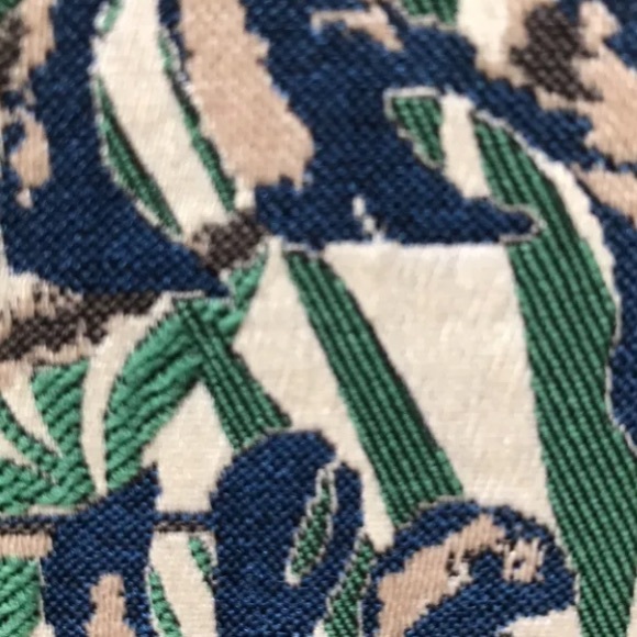 J.McLaughlin Margot Botanical Jacquard Blue/ Green Pants New Sz8 - Picture 4 of 9